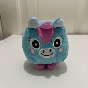 Pet Simulator X Plush Blue & Pink Unicorn 4" Cube Plush Stuffed Toy